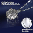 純プラチナ2.0ctダイヤモンドペンダントセット