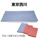 東京西川 ひんやりクールタオルセット【ブルー＆ピンク】