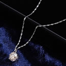 プラチナ1ctダイヤモンドペンダント