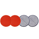 回転モップクリーナースペアモップパッド＆屋外用パッドお買い得セット