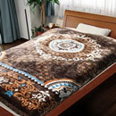 アルミ蒸着シート入りふっくらほかほか毛布　枕パッド付