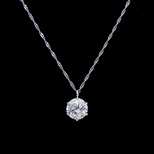 ウルトラサマーセール！純プラチナ0.8ctダイヤモンドペンダントト