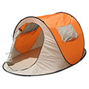 組み立て不要！ワンタッチテント