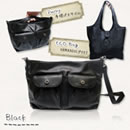 HAMANOラム革斜め掛けバッグ