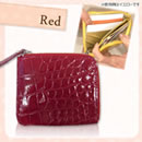 クロコダイル革ワンアクションウォレット