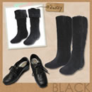 美脚インヒール2wayブーツ＆アルファキュービック ハイヒールデザインスニーカー